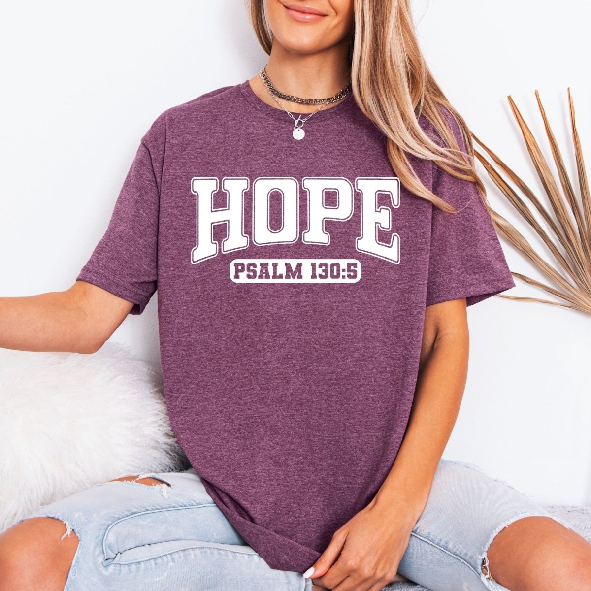 HOPE Psalm 130:5 | Scripture Inspired Hope Tee - Luckets.com