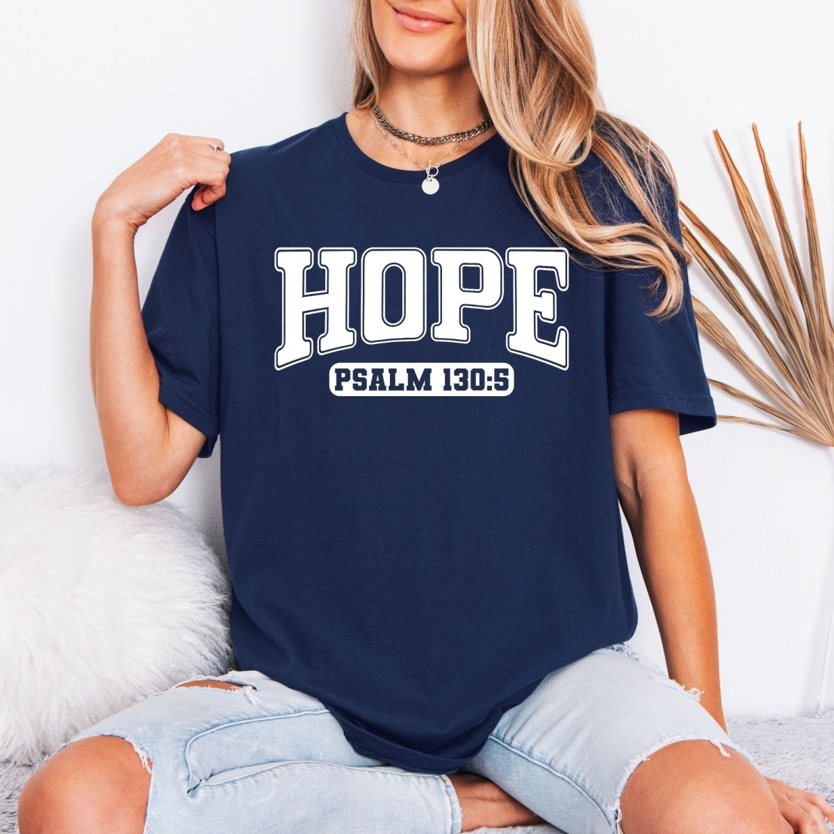 HOPE Psalm 130:5 | Scripture Inspired Hope Tee - Luckets.com
