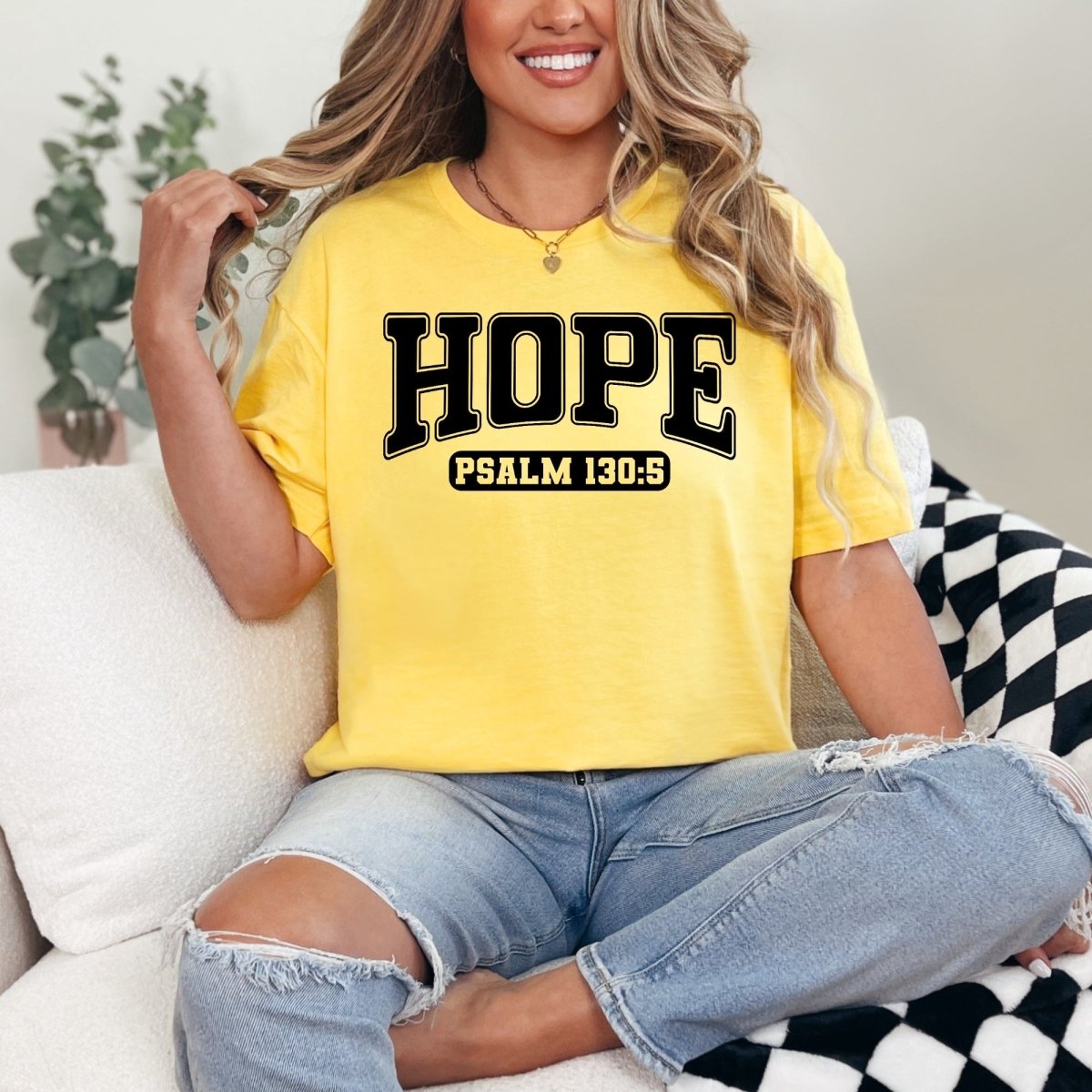 HOPE Psalm 130:5 | Scripture Inspired Hope Tee - Luckets.com