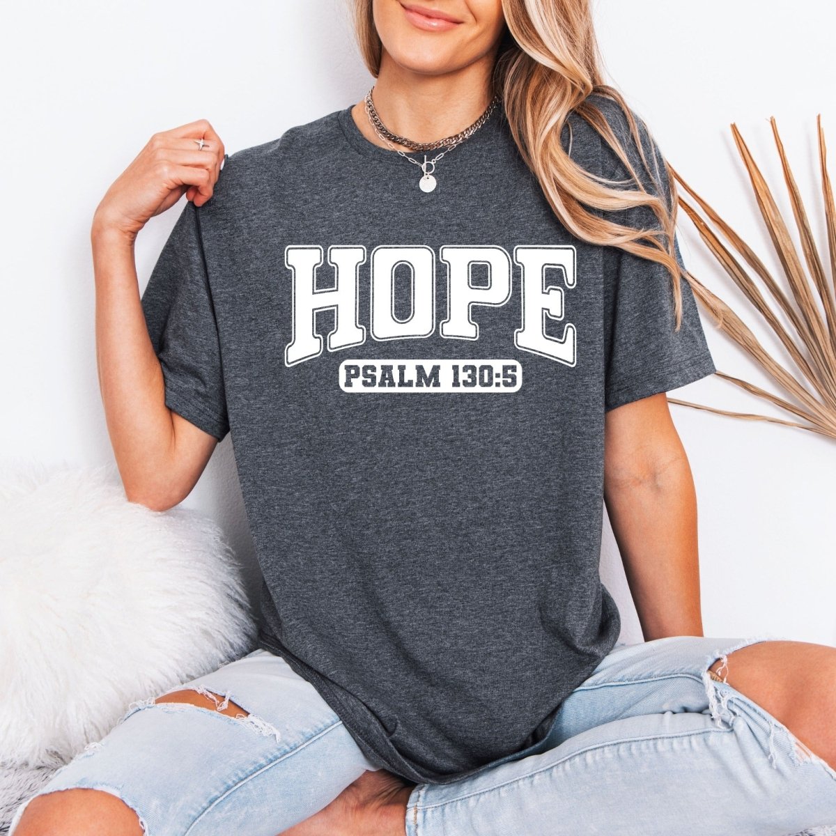 HOPE Psalm 130:5 | Scripture Inspired Hope Tee - Luckets.com
