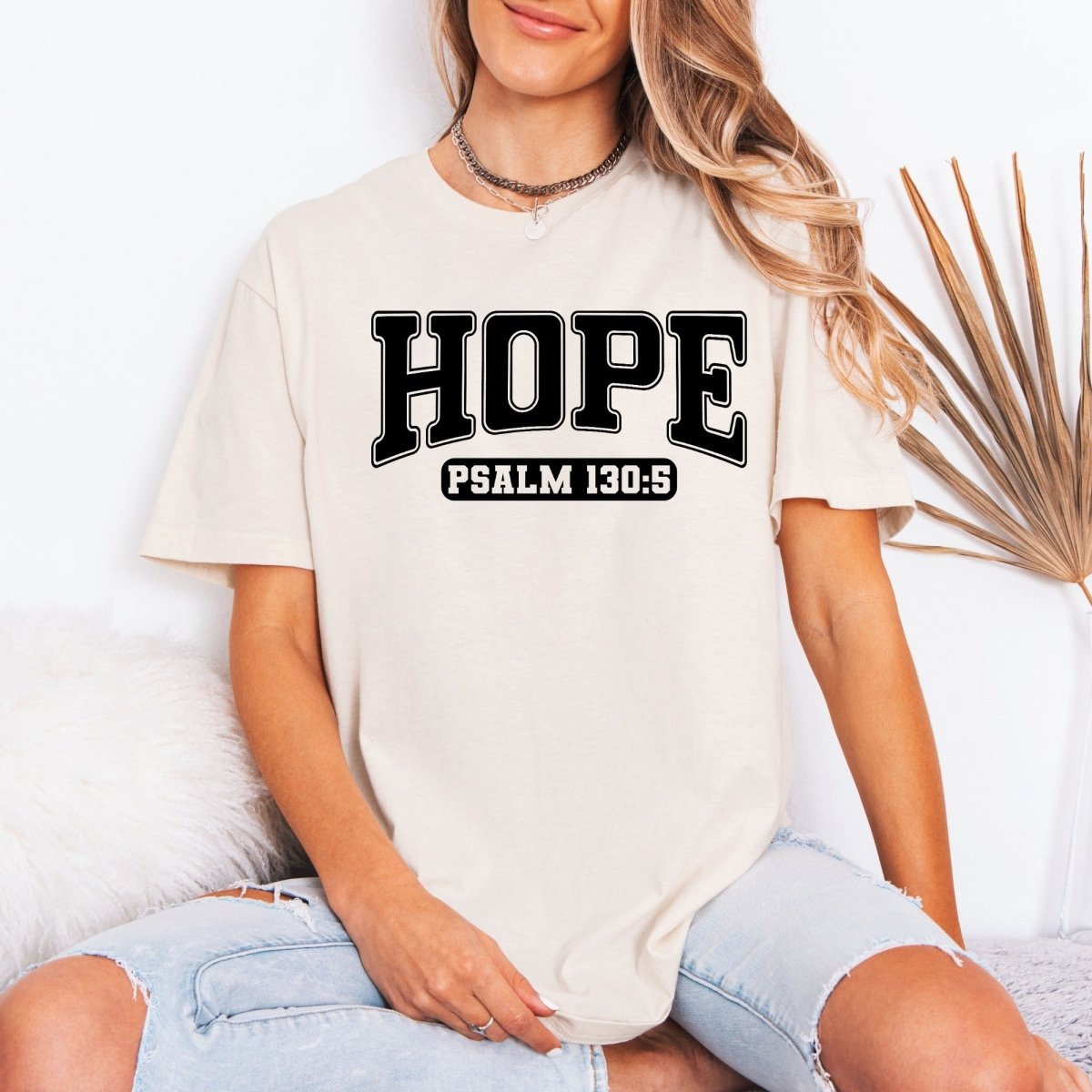 HOPE Psalm 130:5 | Scripture Inspired Hope Tee - Luckets.com
