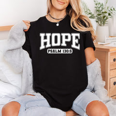 Hope Psalm Collegiate Diy Christian Faith Ready to Press DTF Transfer for Dtf
