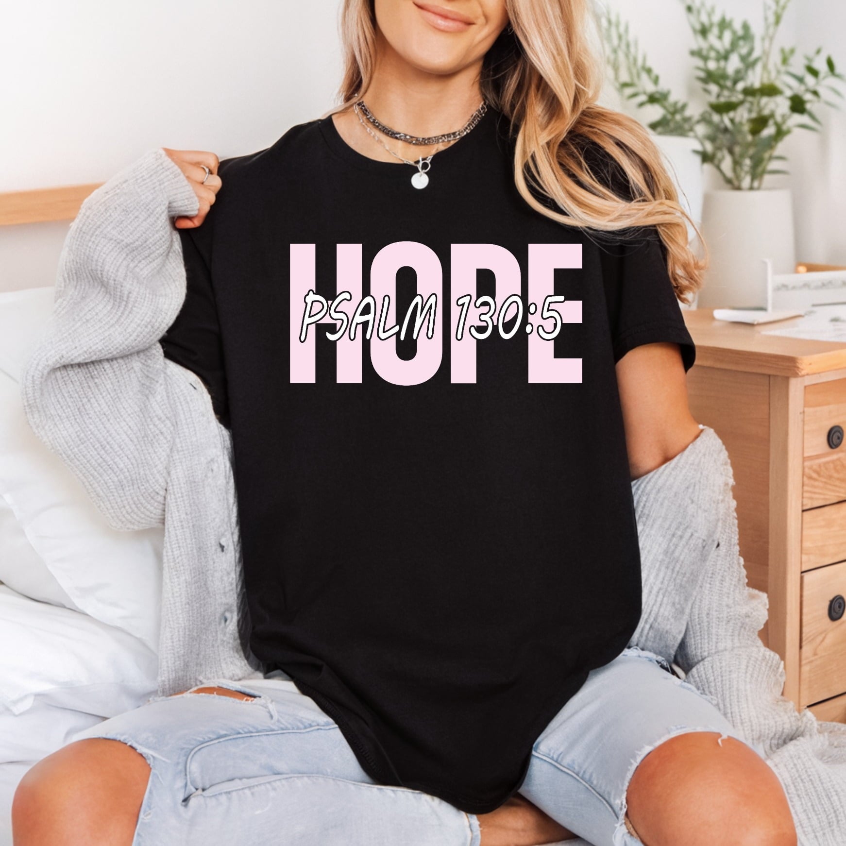 Hope Psalm Faith-inspired Diy Christian Faith Ready to Press DTF Transfer for Dtf