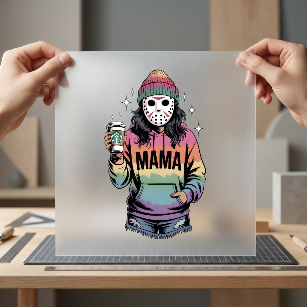 Horror Mama Retro Diy Halloween Mom Ready to Press DTF Transfer for Dtf