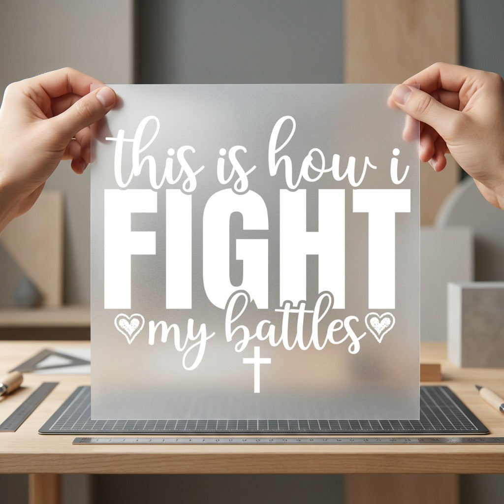 How Fight Battles Christian Christian Faith Ready to Press DTF Transfer for Dtf