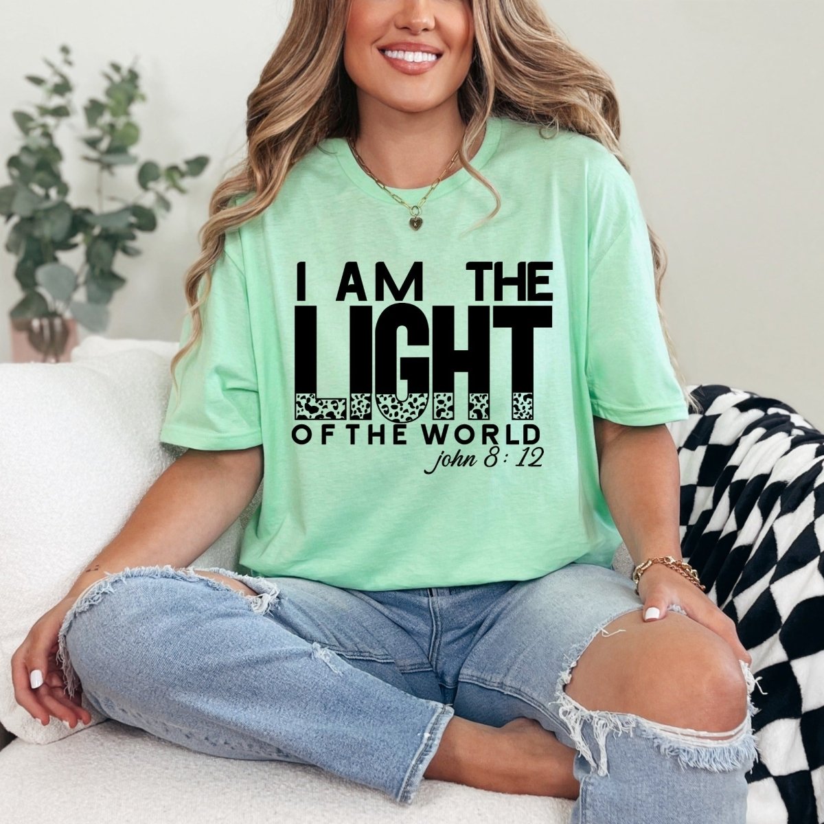 I Am The Light | Scripture & Identity Tee - Luckets.com