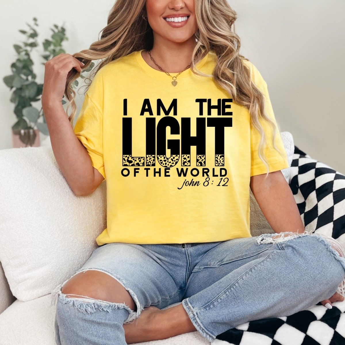 I Am The Light | Scripture & Identity Tee - Luckets.com