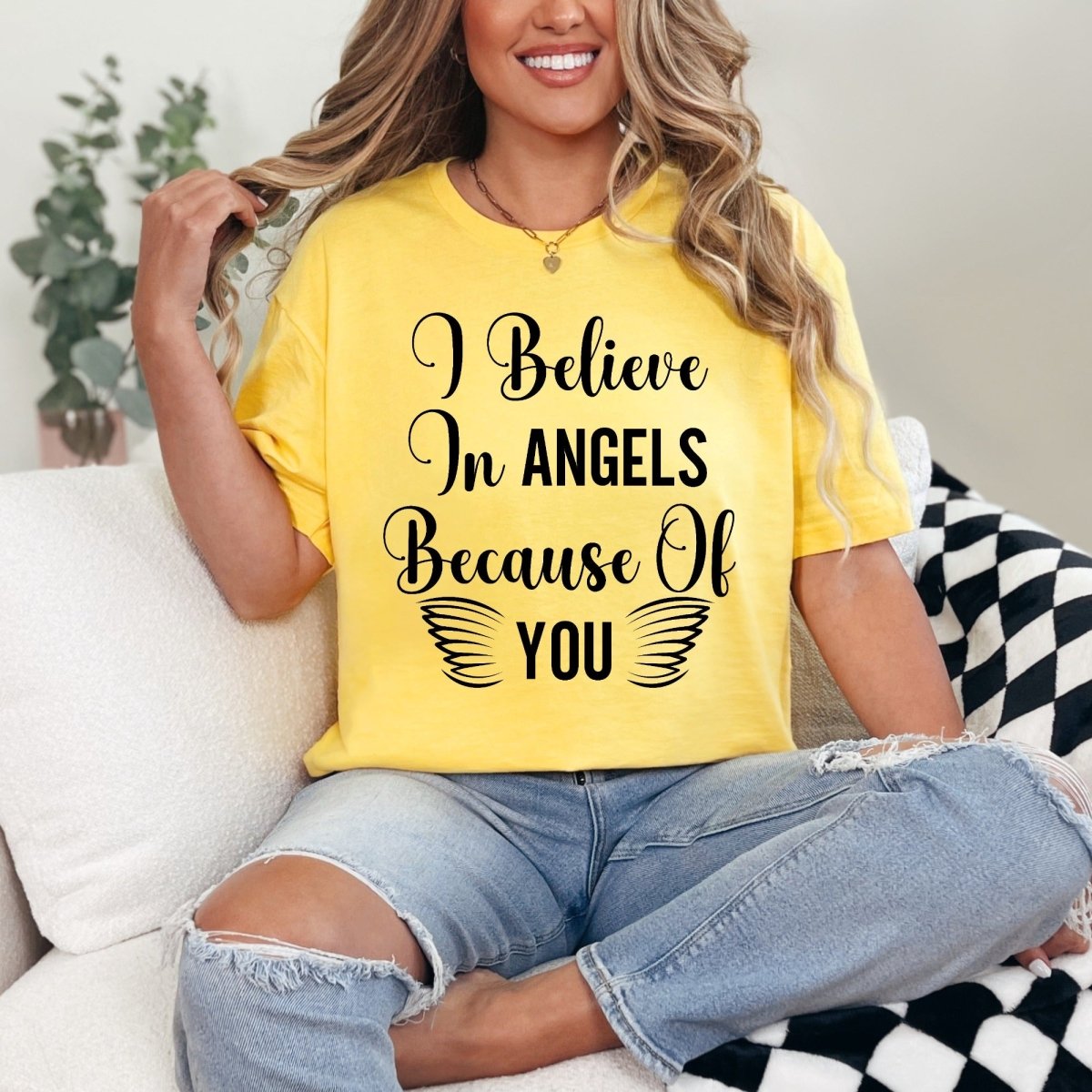 I Believe In Angels | Appreciation & Love Tee - Luckets.com