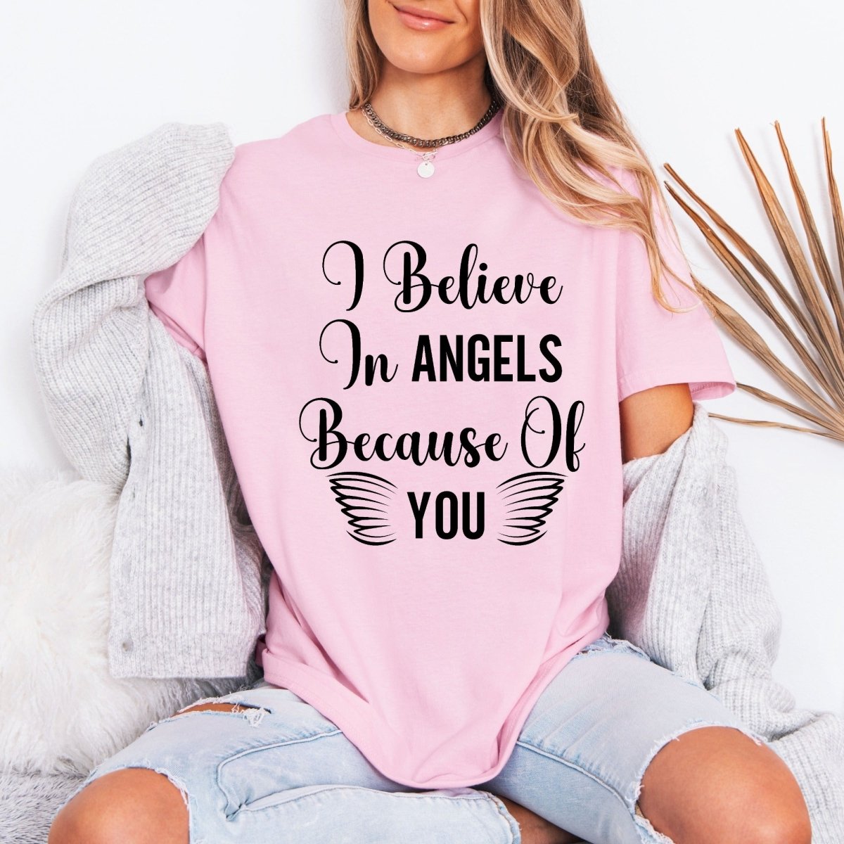 I Believe In Angels | Appreciation & Love Tee - Luckets.com