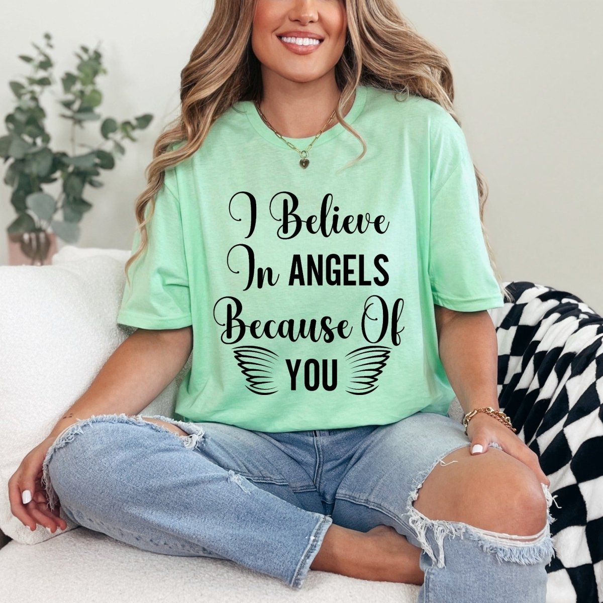 I Believe In Angels | Appreciation & Love Tee - Luckets.com