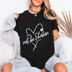 I Will Not Be Shaken | Unwavering Faith Tee - Luckets.com