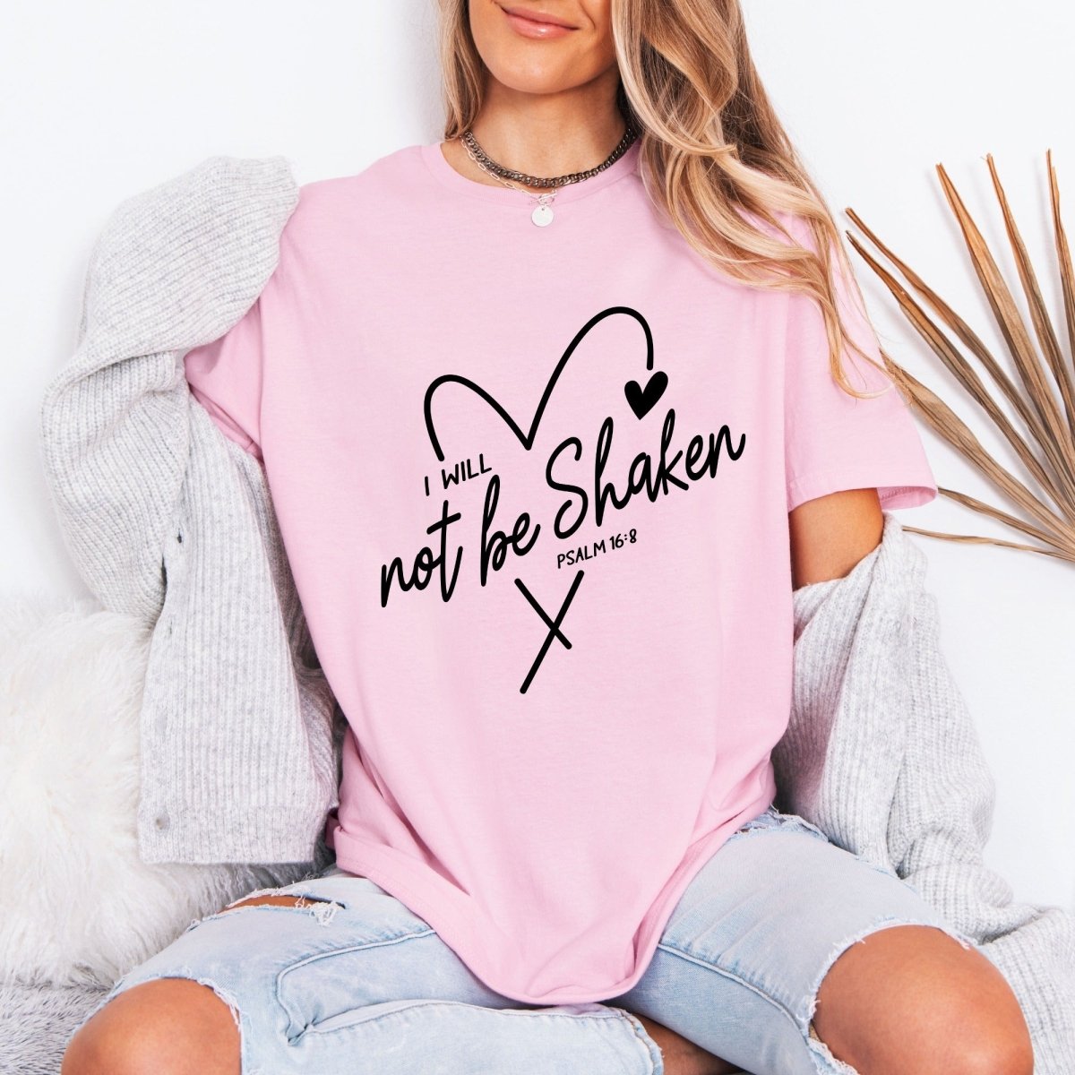 I Will Not Be Shaken | Unwavering Faith Tee - Luckets.com