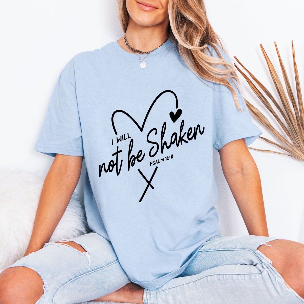 I Will Not Be Shaken | Unwavering Faith Tee - Luckets.com