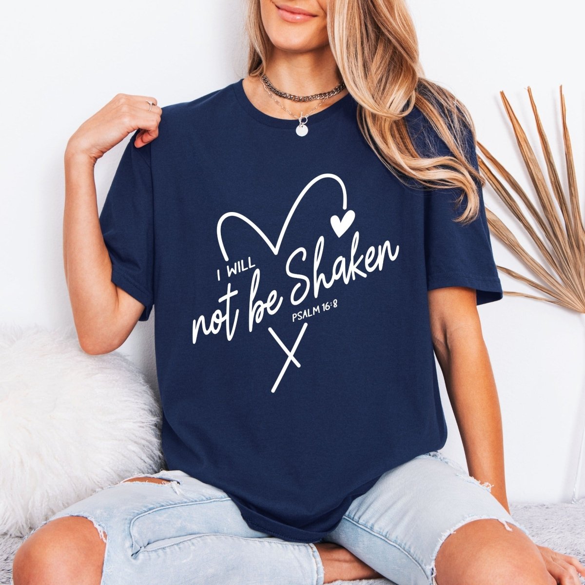 I Will Not Be Shaken | Unwavering Faith Tee - Luckets.com