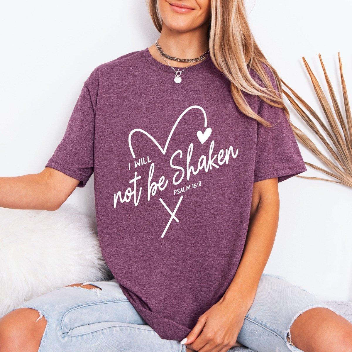 I Will Not Be Shaken | Unwavering Faith Tee - Luckets.com