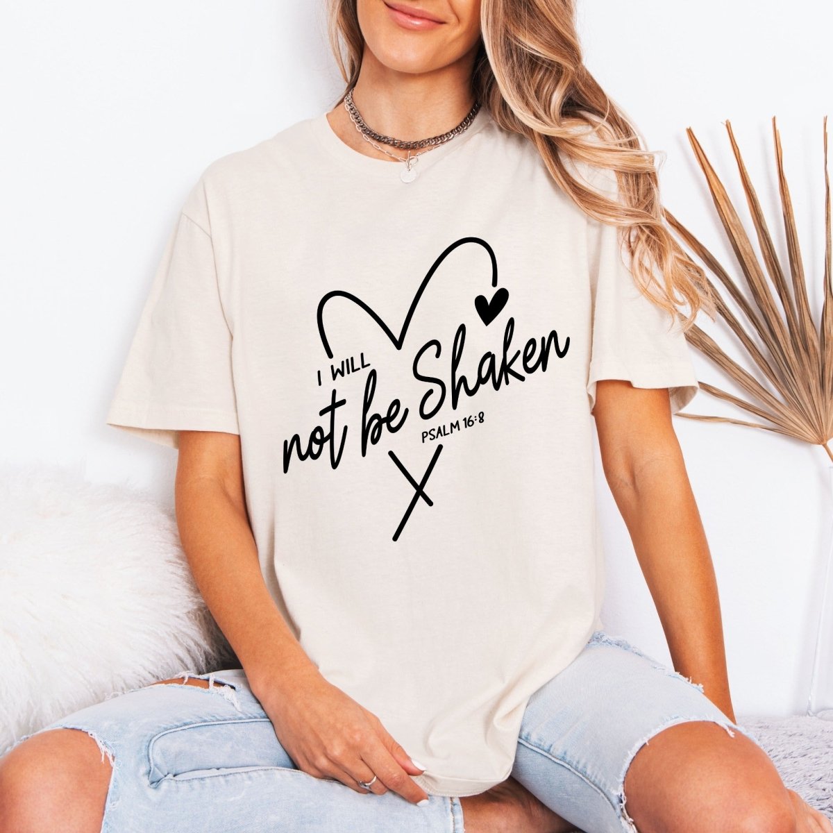 I Will Not Be Shaken | Unwavering Faith Tee - Luckets.com