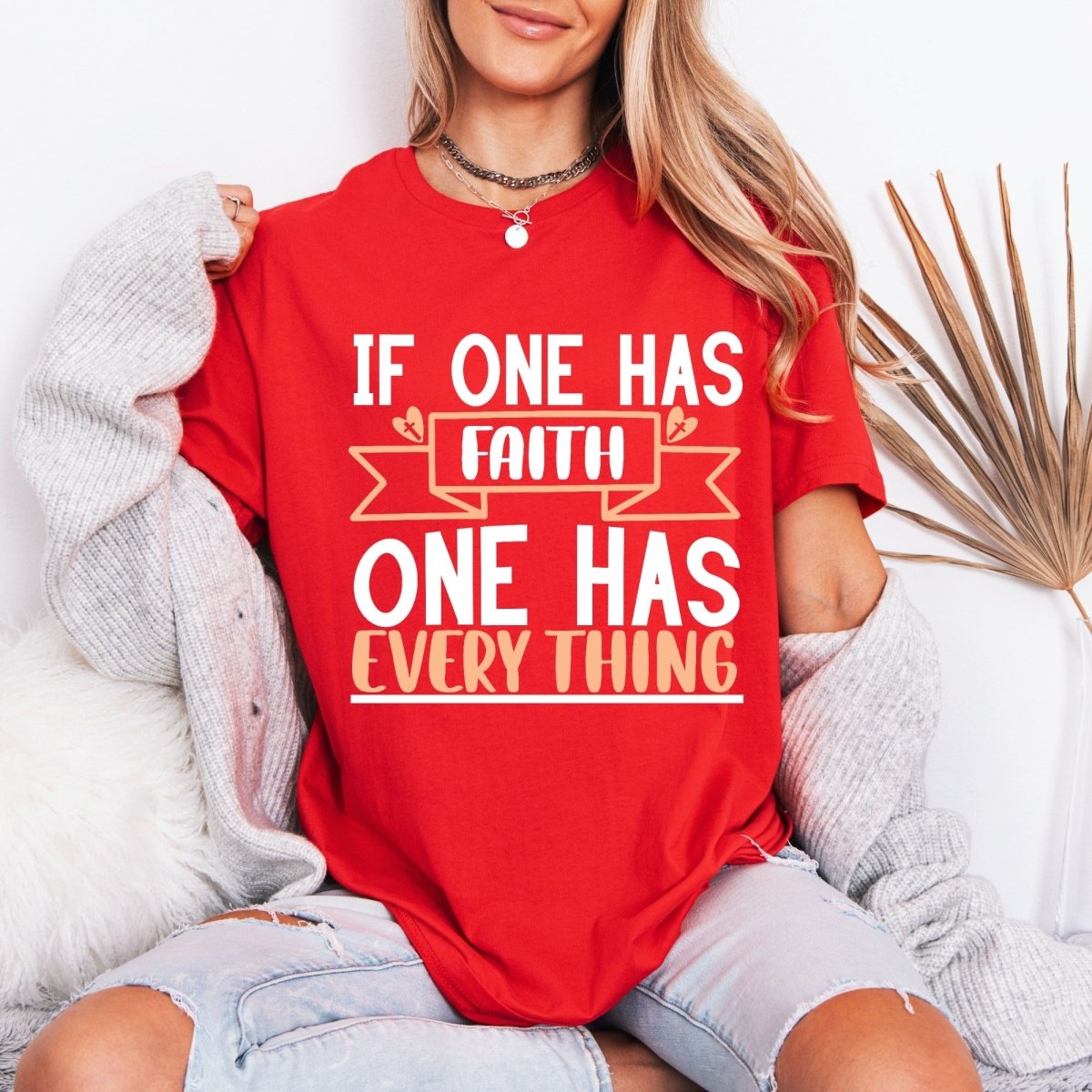 If One Has Faith | Foundation & Gratitude Tee - Luckets.com