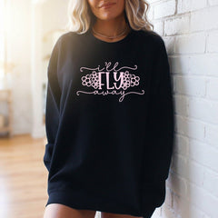 I'll Fly Away | Heavenly Hope & Floral Sweatshirt - Luckets.com