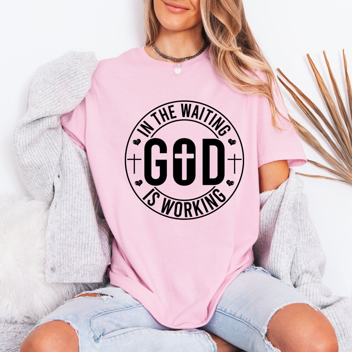 In The Waiting God Is Working | Faithful Assurance Tee - Luckets.com
