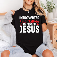 Introverted But Willing Discuss Christian Faith Ready to Press DTF Transfer for Dtf