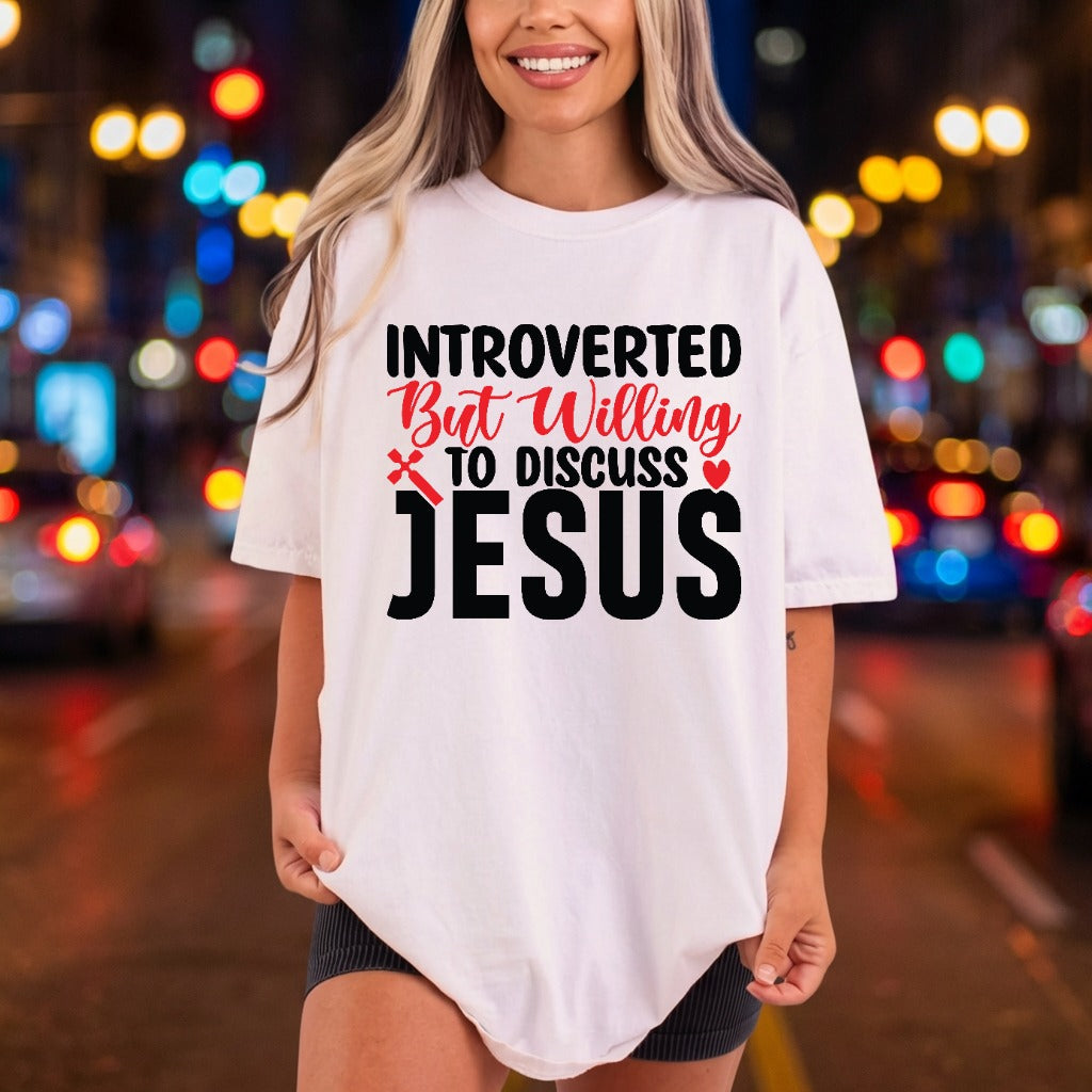 Introverted But Willing Discuss Christian Faith Ready to Press DTF Transfer for Dtf