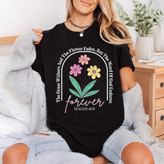 Isaiah Scripture Flowers Christian Christian Faith Ready to Press DTF Transfer for Dtf