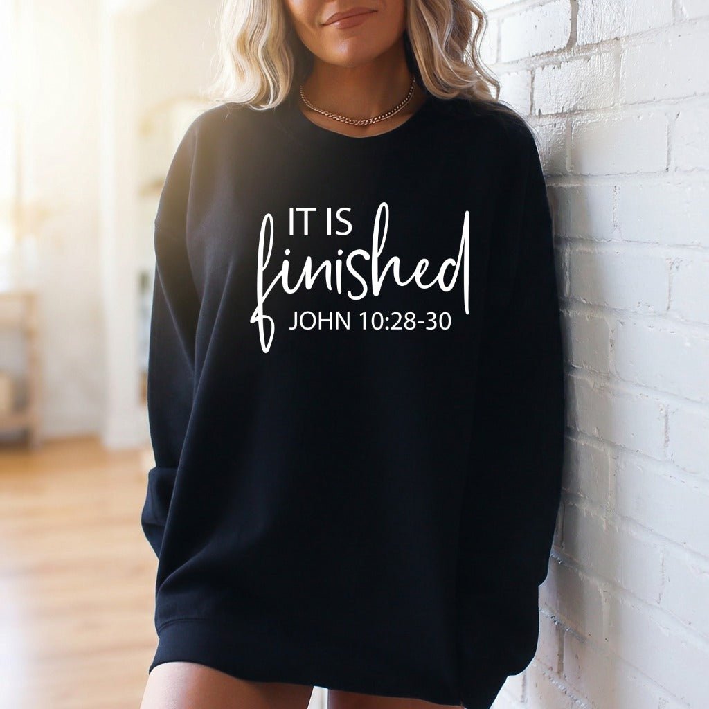 It Is Finished | Redemption & Victory Sweatshirt - Luckets.com