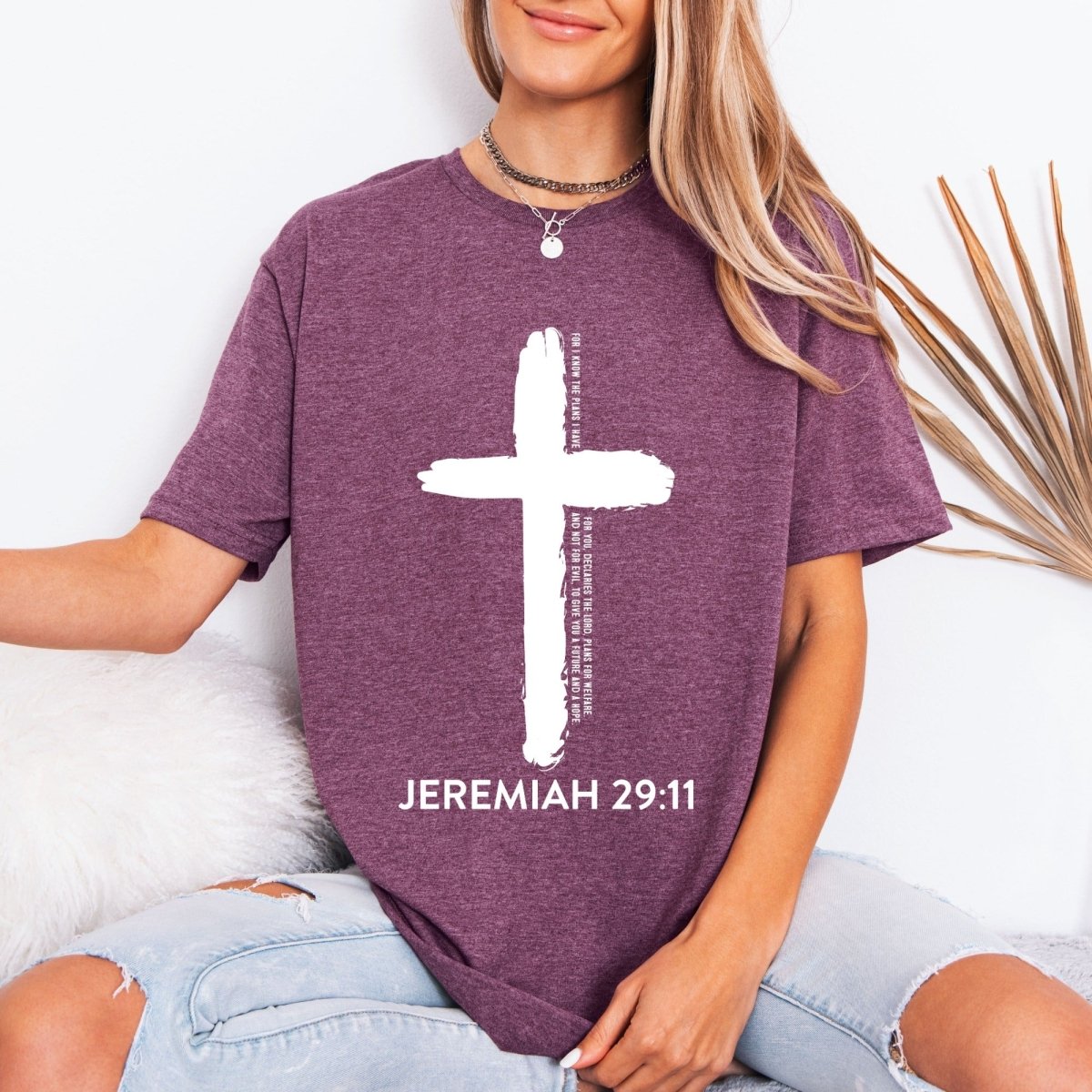 Jeremiah 29:11 Cross | Plans & Hope Tee - Luckets.com