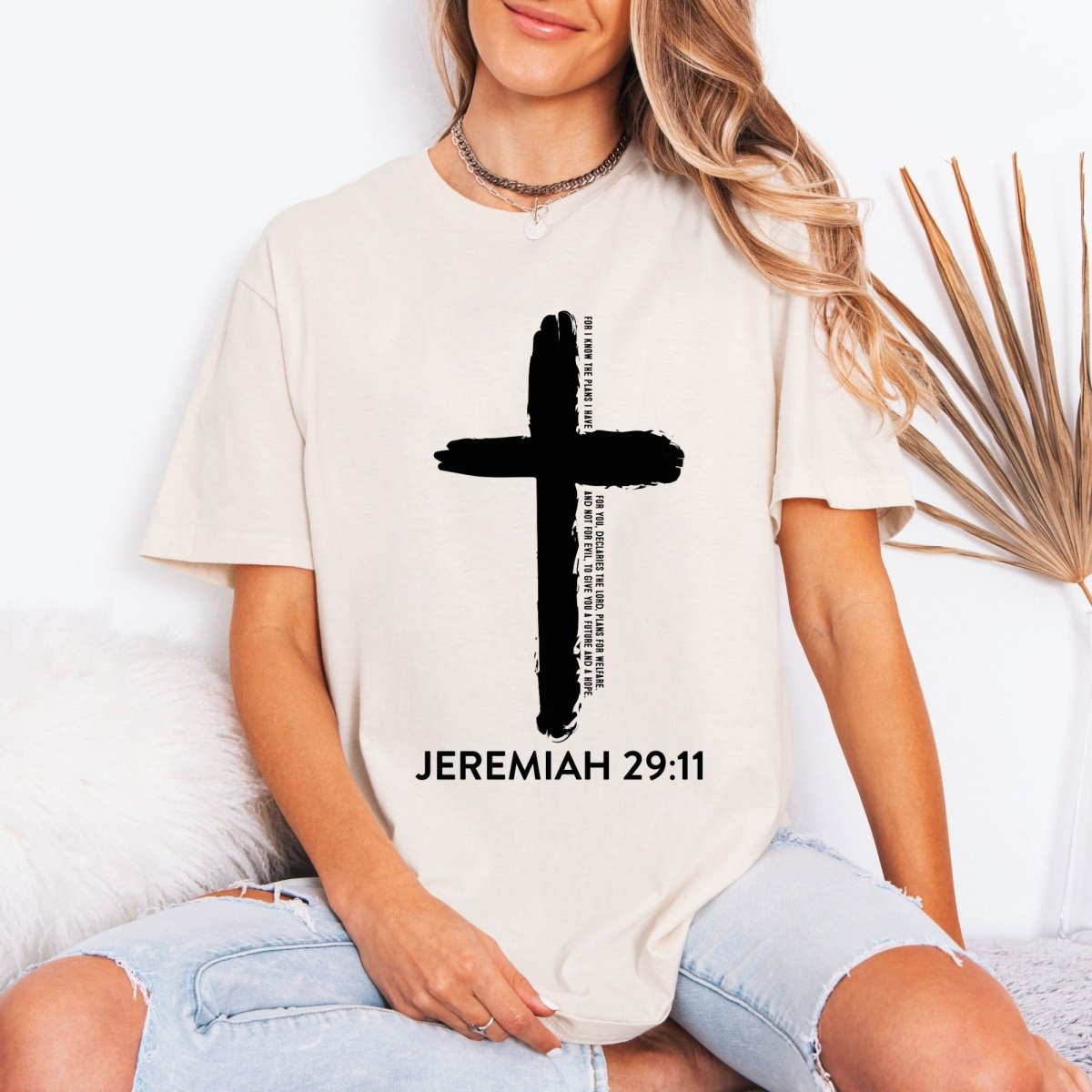 Jeremiah 29:11 Cross | Plans & Hope Tee - Luckets.com