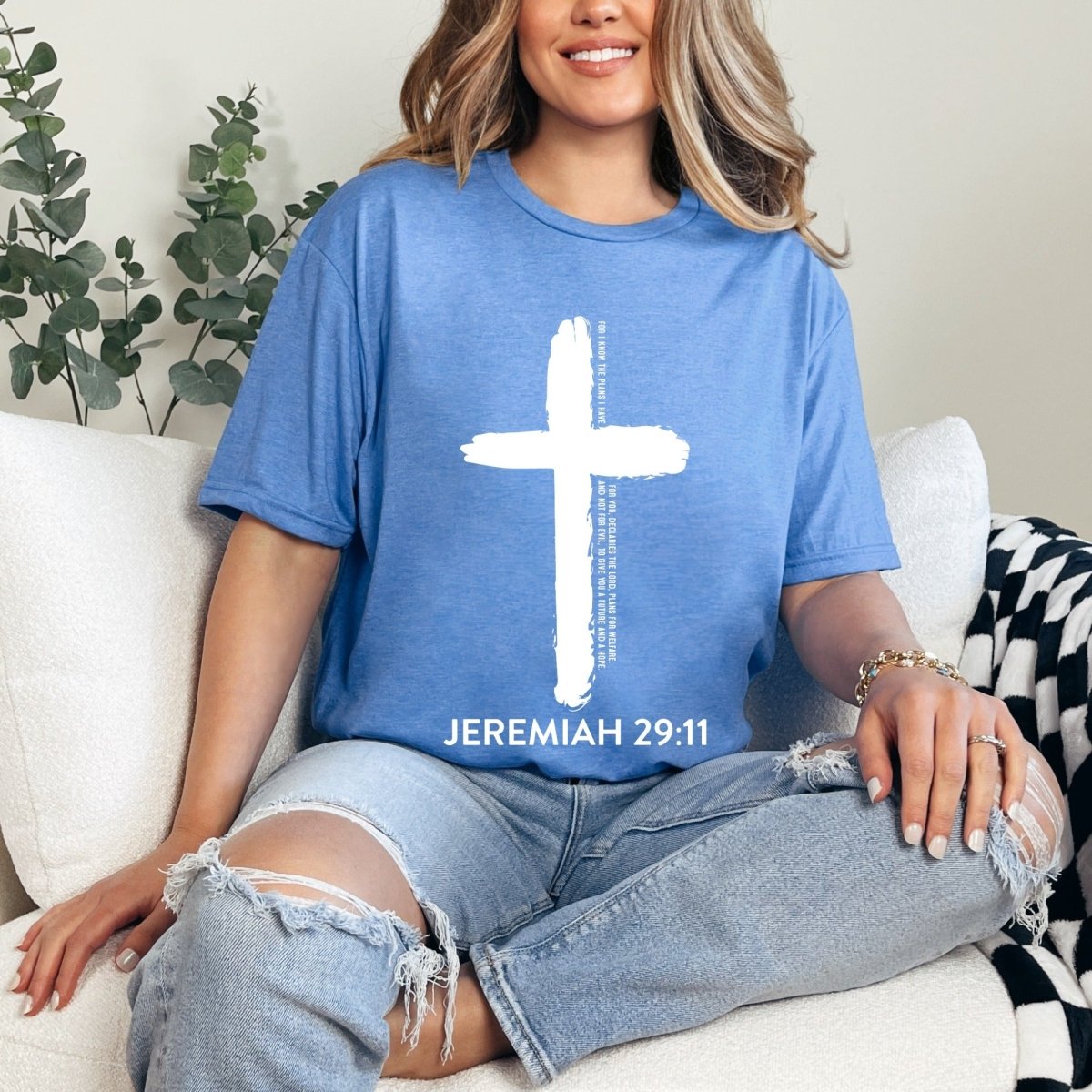 Jeremiah 29:11 Cross | Plans & Hope Tee - Luckets.com
