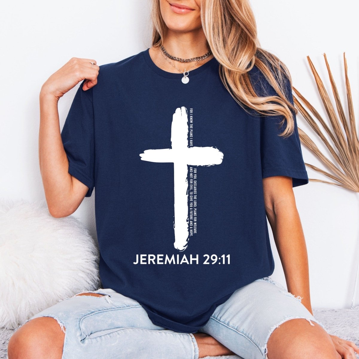 Jeremiah 29:11 Cross | Plans & Hope Tee - Luckets.com