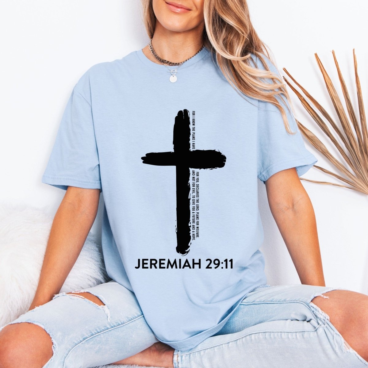 Jeremiah 29:11 Cross | Plans & Hope Tee - Luckets.com