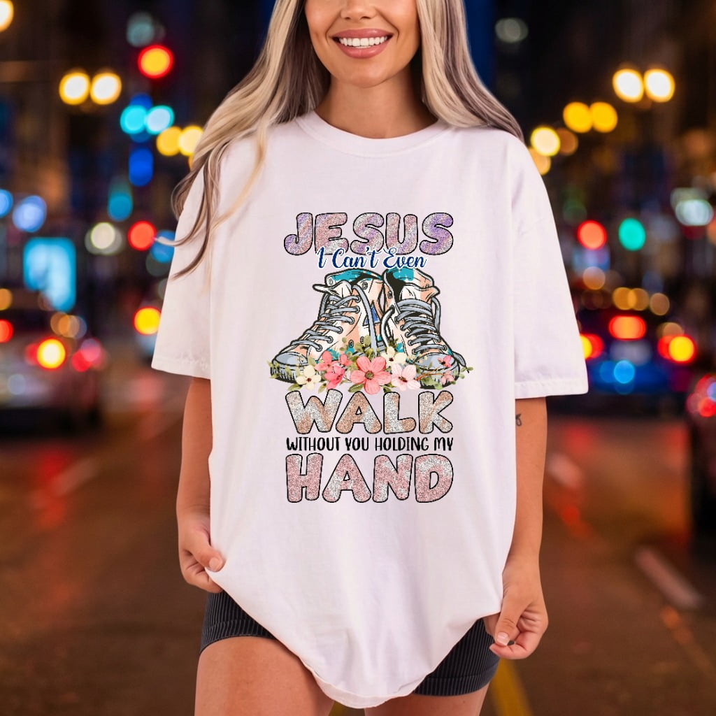 Jesus Can Even Walk Christian Faith Ready to Press DTF Transfer for Dtf