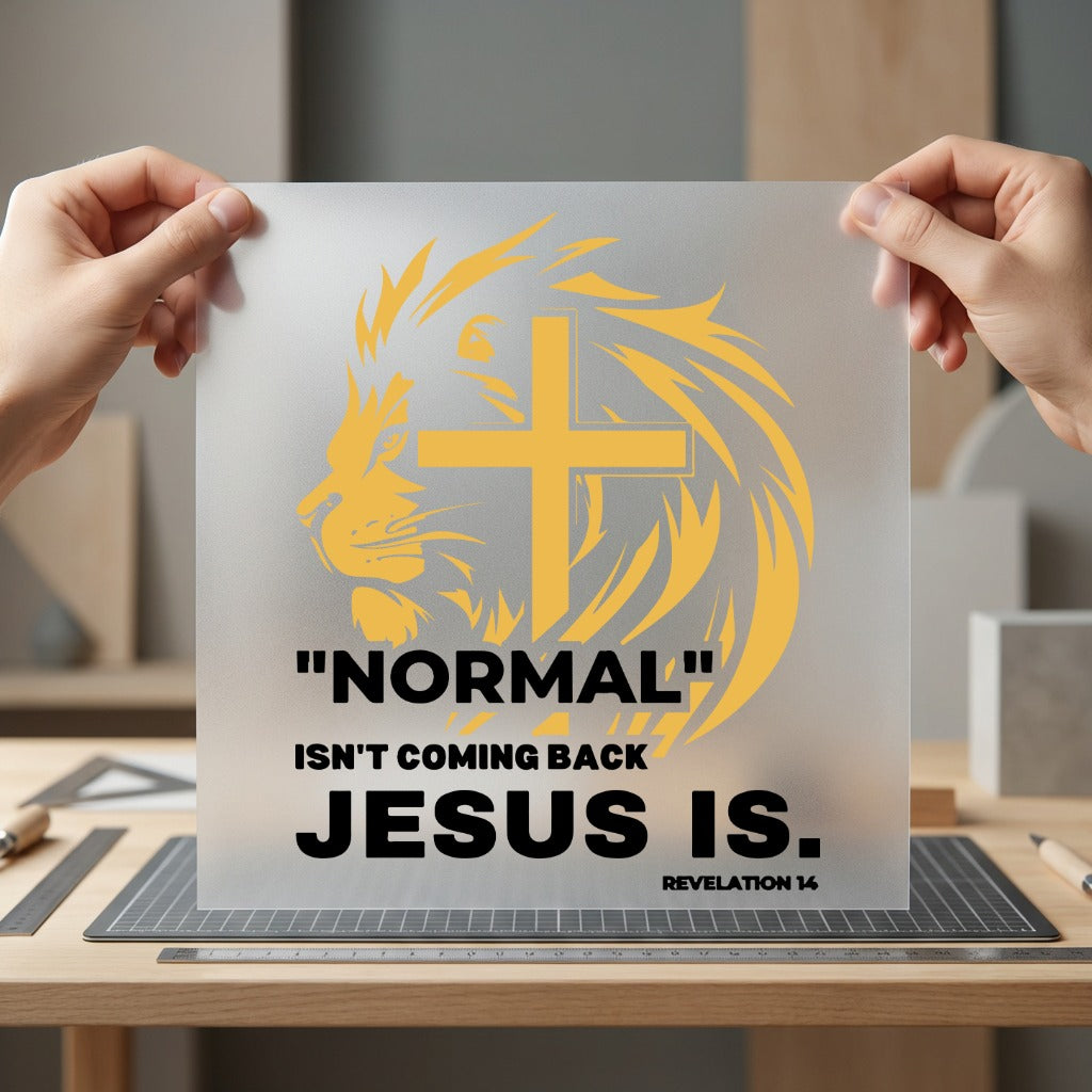Jesus Coming Back Christian Christian Faith Ready to Press DTF Transfer for Dtf