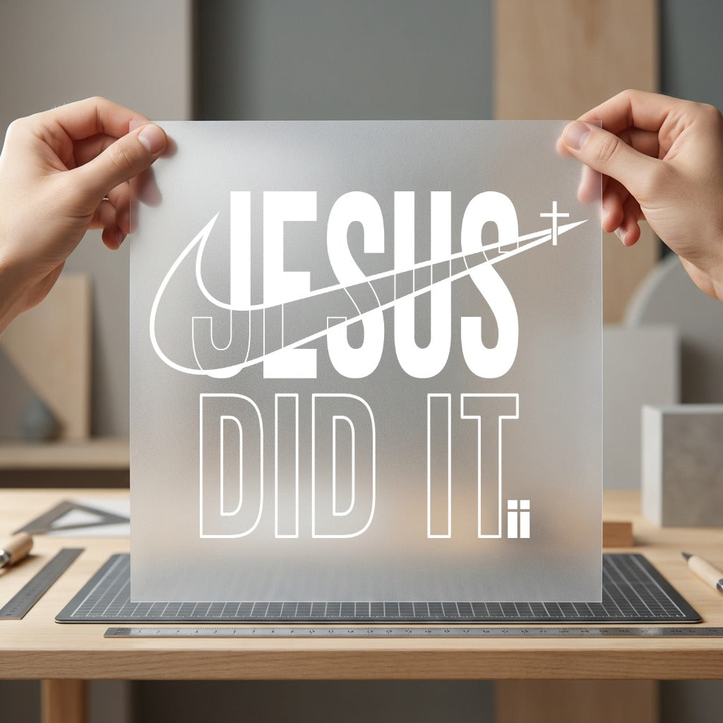 Jesus Did Christian Diy Christian Faith Ready to Press DTF Transfer for Dtf