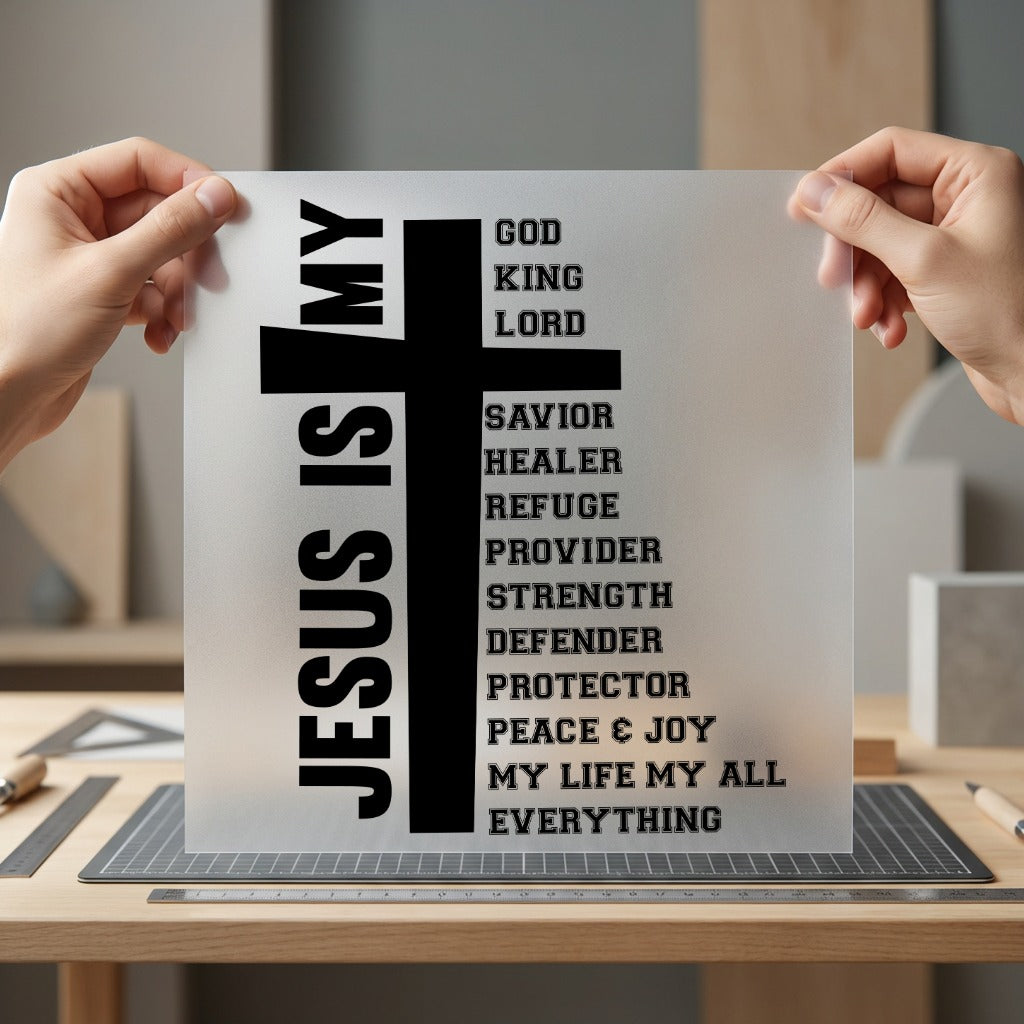 Jesus Everything Christian Diy Christian Faith Ready to Press DTF Transfer for Dtf