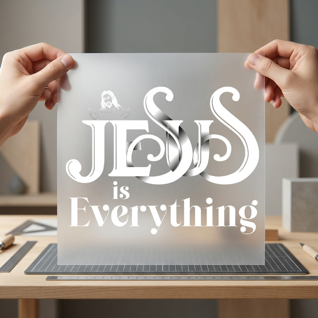 Jesus Everything Faith-inspired Diy Christian Faith Ready to Press DTF Transfer for Dtf