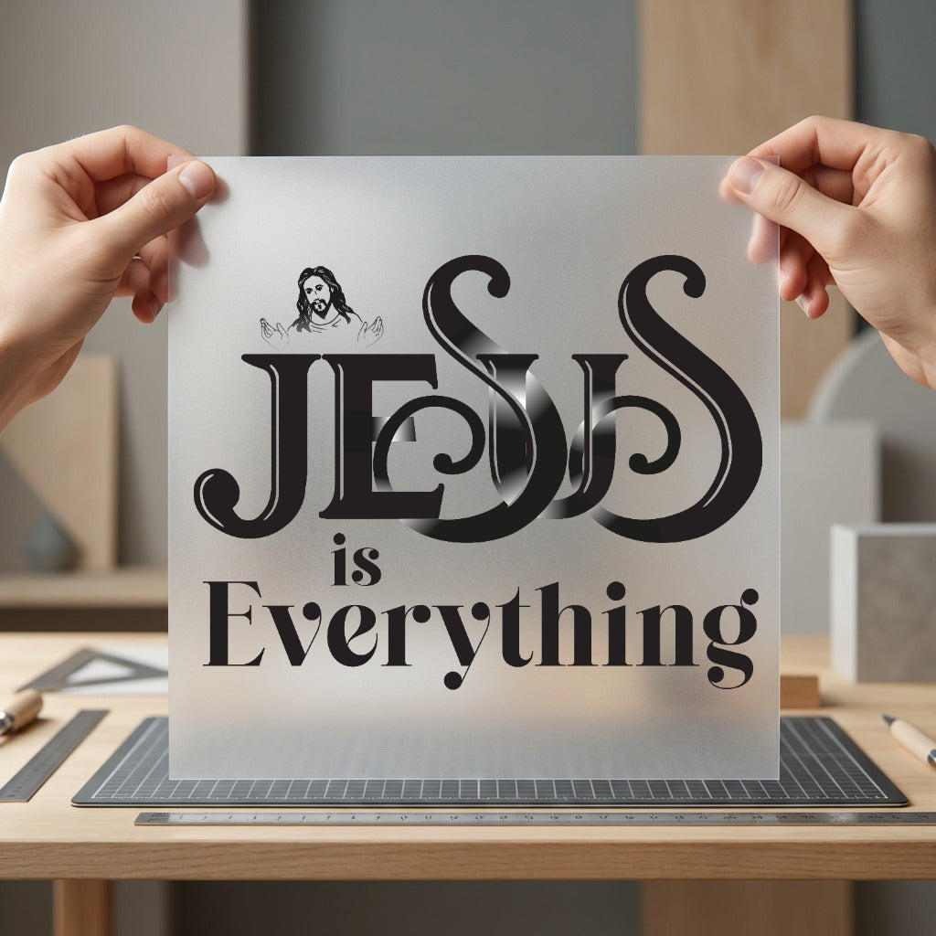 Jesus Everything Faith-inspired Diy Christian Faith Ready to Press DTF Transfer for Dtf