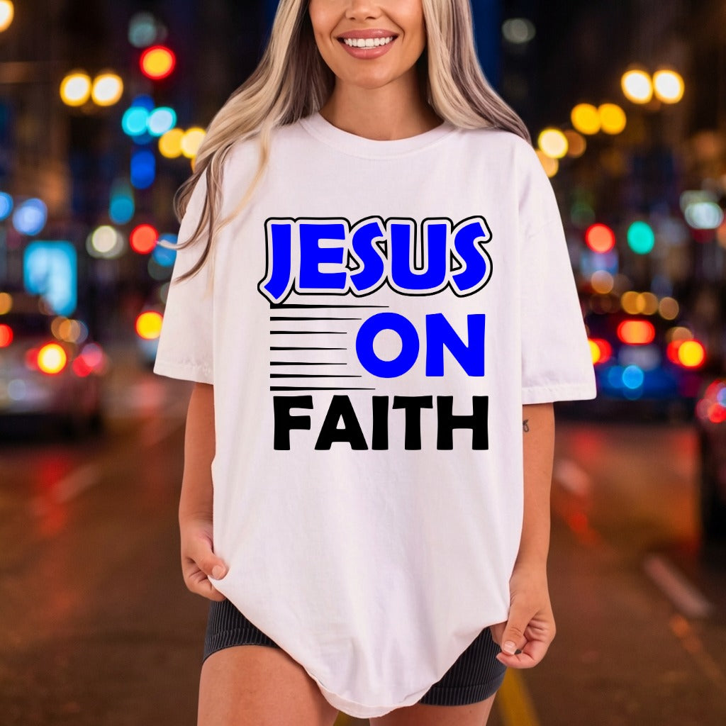 Jesus Faith Inspirational Diy Christian Faith Ready to Press DTF Transfer for Dtf
