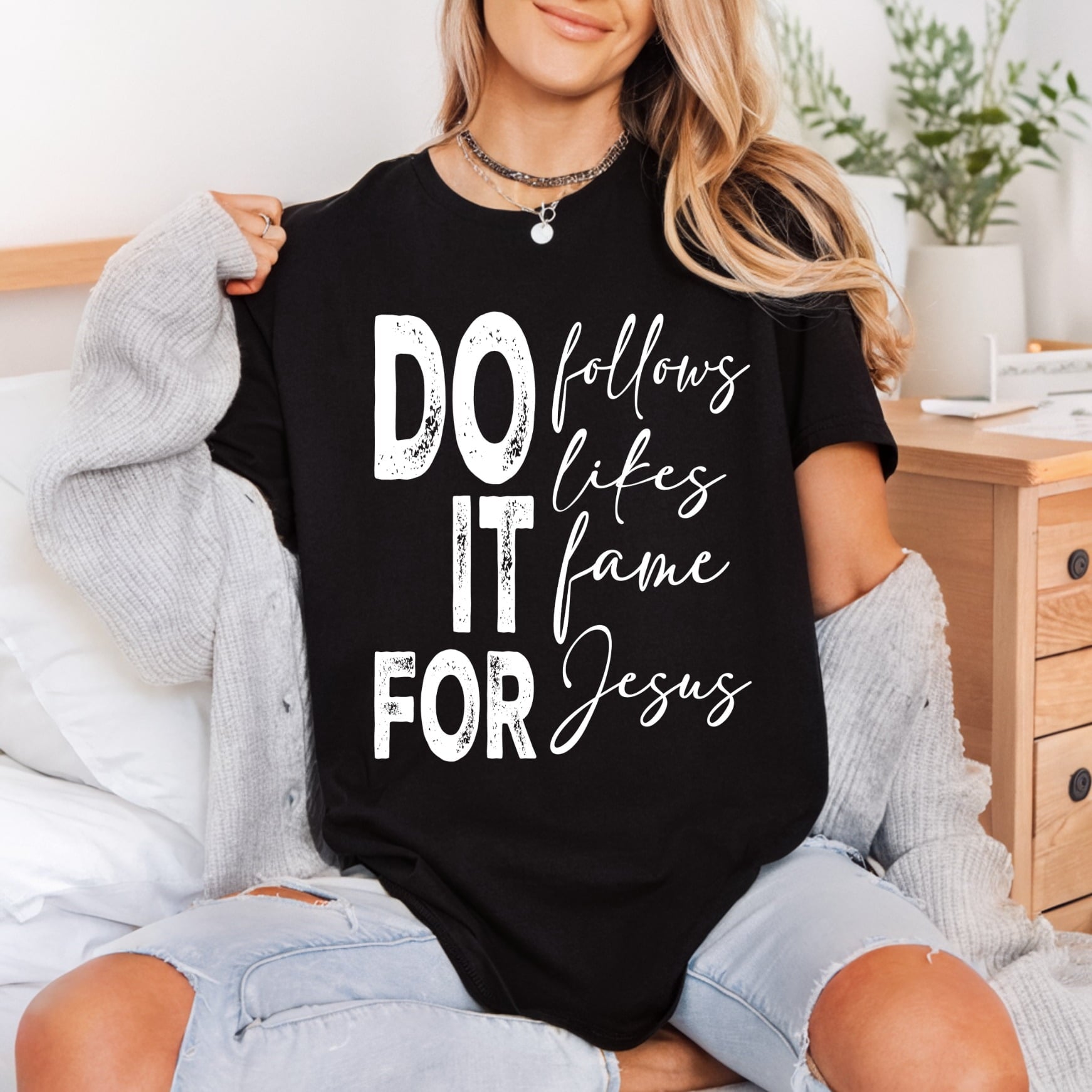Jesus Faith-inspired Diy Christian Faith Ready to Press DTF Transfer for Dtf
