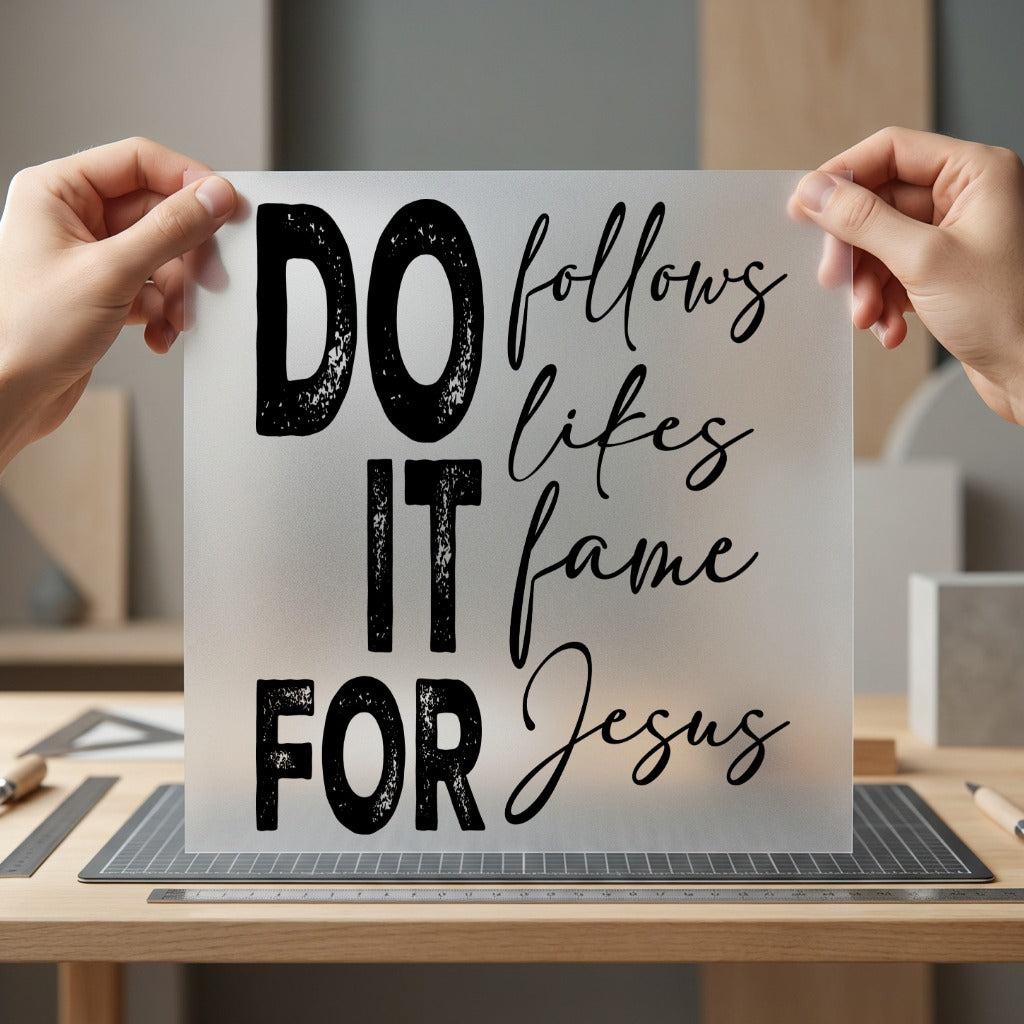 Jesus Faith-inspired Diy Christian Faith Ready to Press DTF Transfer for Dtf
