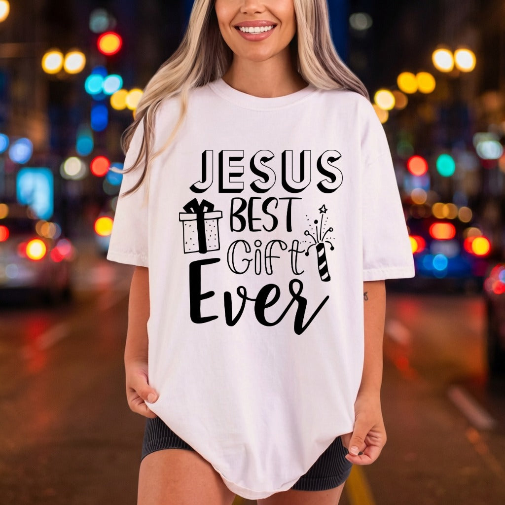 Jesus Gift Ever Script Christian Faith Ready to Press DTF Transfer for Dtf