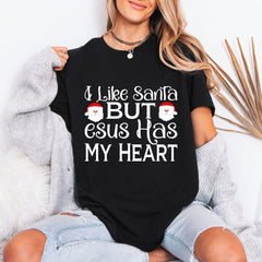 Jesus Has My Heart | Christmas Faith Tee - Luckets.com