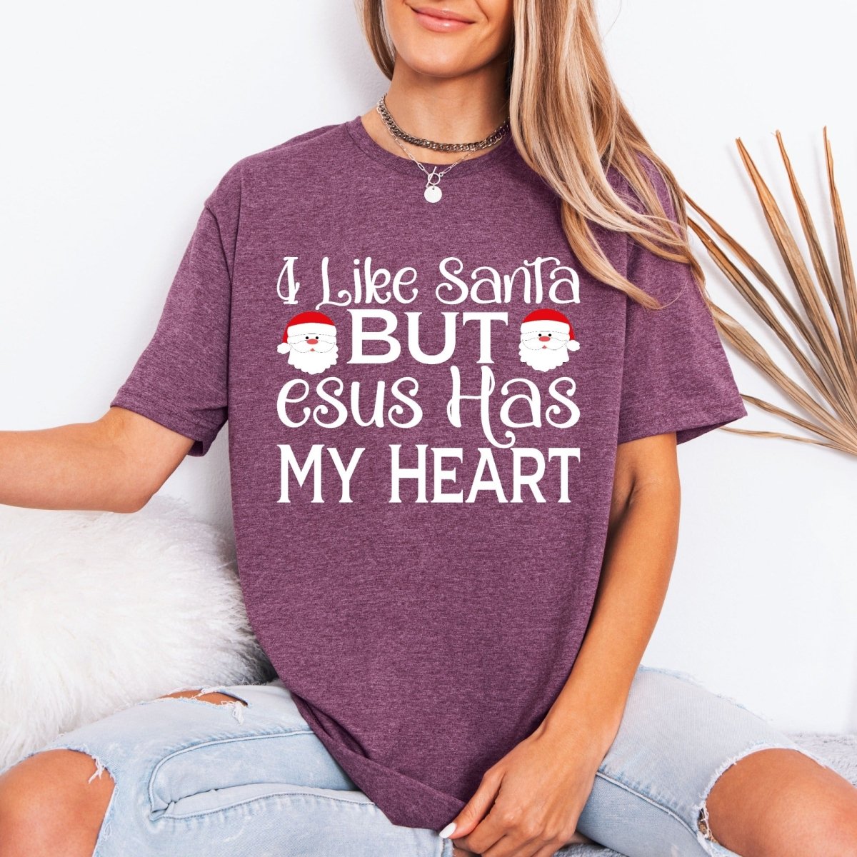 Jesus Has My Heart | Christmas Faith Tee - Luckets.com