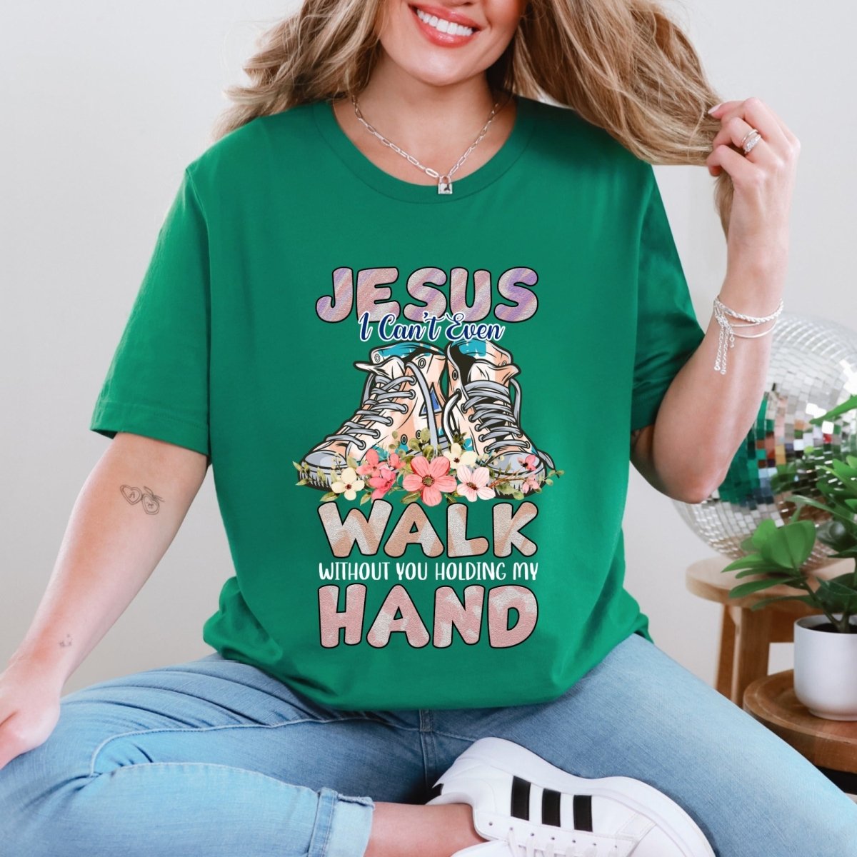 Jesus I Can't Even Walk | Trust & Guidance Tee - Luckets.com