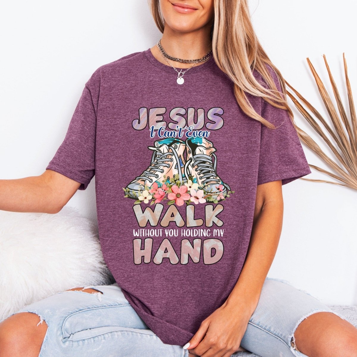 Jesus I Can't Even Walk | Trust & Guidance Tee - Luckets.com