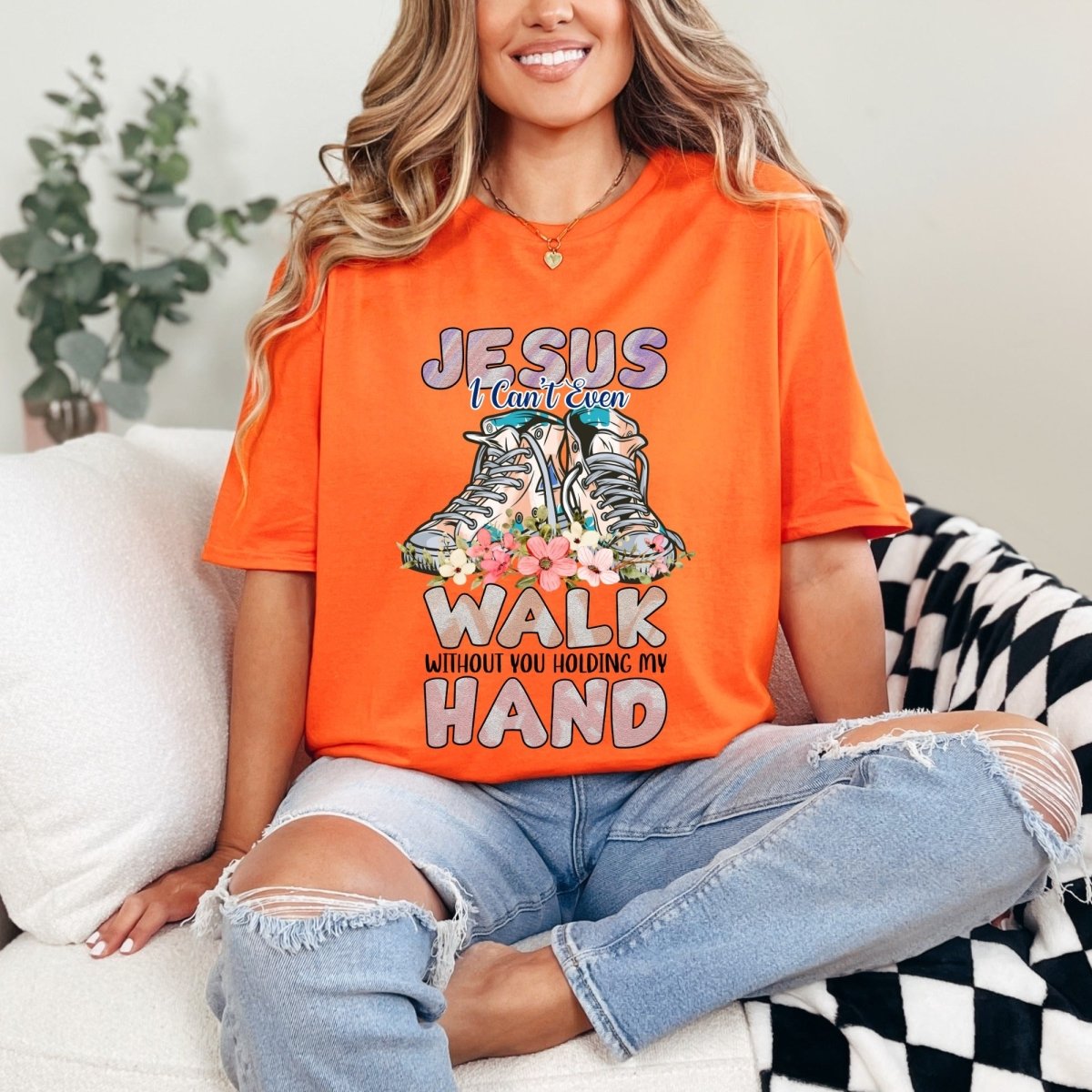 Jesus I Can't Even Walk | Trust & Guidance Tee - Luckets.com