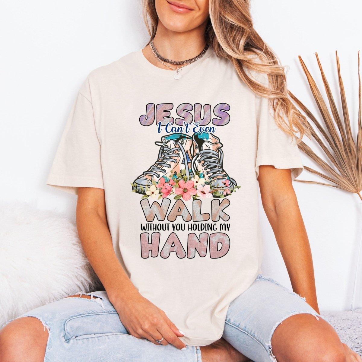 Jesus I Can't Even Walk | Trust & Guidance Tee - Luckets.com
