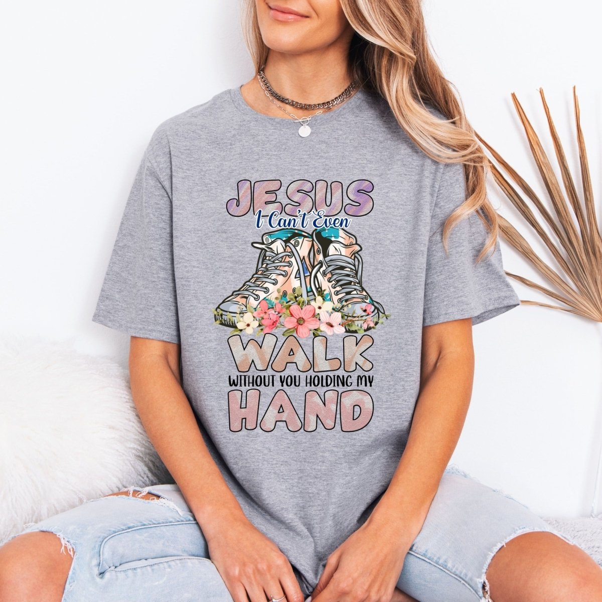 Jesus I Can't Even Walk | Trust & Guidance Tee - Luckets.com