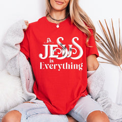 Jesus Is Everything | Bold Faith Statement Tee - Luckets.com